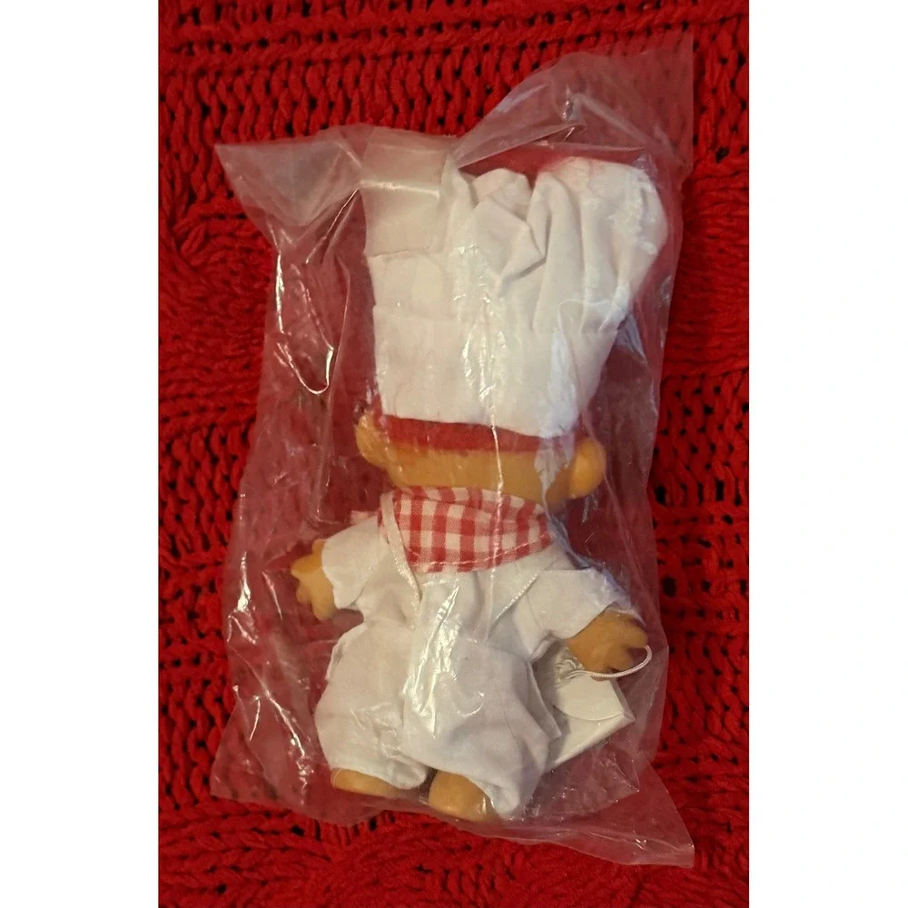 Vintage Russ Berrie Troll Doll Pizza Chef Red Hair I Love Pizza Sealed NIP 5in